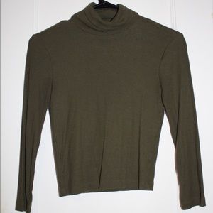 Long sleeve, mock neck sweater
